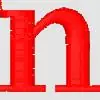 Luxury LC SERIF N Embroidery Design