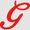 Professional Grade SCRIPT G Embroidery Design
