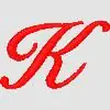 Affordable SCRIPT K Embroidery Design