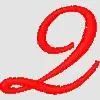 Sale SCRIPT Q Embroidery Design