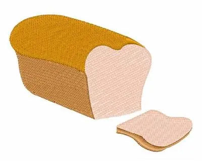 Sliced Bread Embroidery Design Fresh Stock