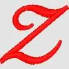Save Now SCRIPT Z Embroidery Design