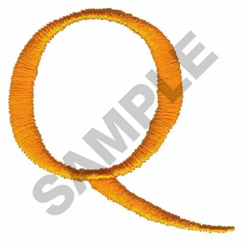 CHANCERY Q Embroidery Design Price Drop