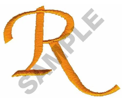 Special Offer CHANCERY R Embroidery Design