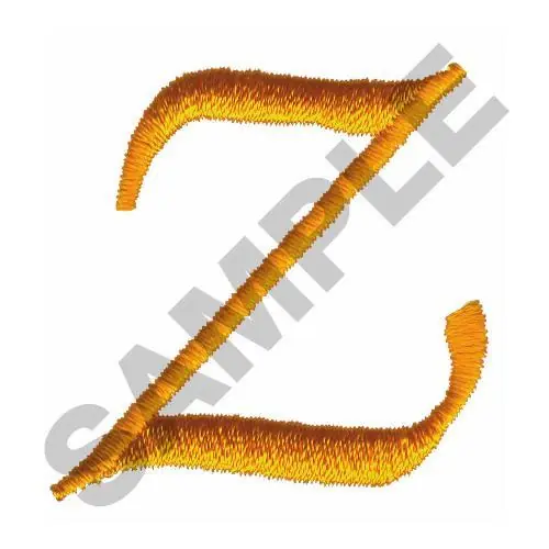 CHANCERY Z Embroidery Design Order Now