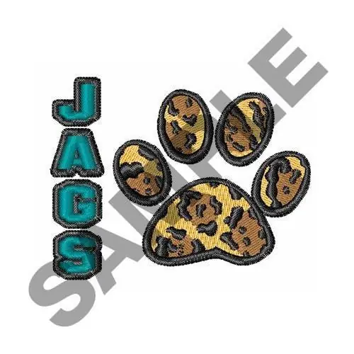 Team Jags Embroidery Design Seasonal Sale