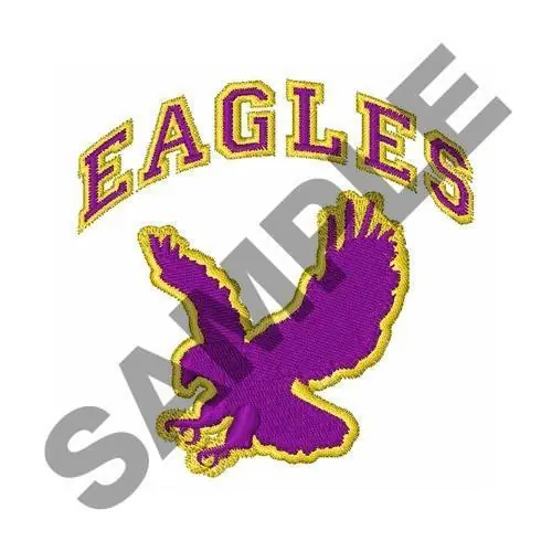 Eagles Logo Embroidery Design Warranty Included