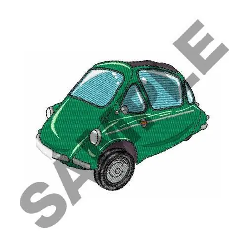 Heinkel Kabine Car Embroidery Design Order Now