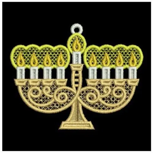 Hot Picks FSL Chanukah Ornament Embroidery Design