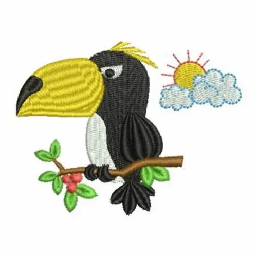 Free Delivery Toco Toucan Embroidery Design