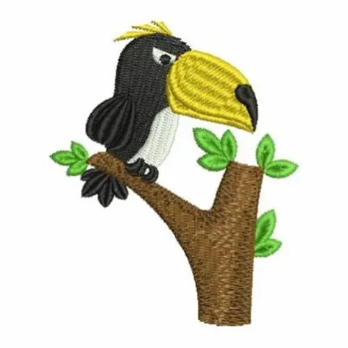 Money Back Guarantee Toco Toucan Tree Embroidery Design