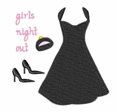 Girls Night Out Embroidery Design Low Price