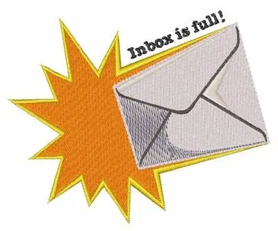 Don’t Miss Out Inbox is Full Embroidery Design