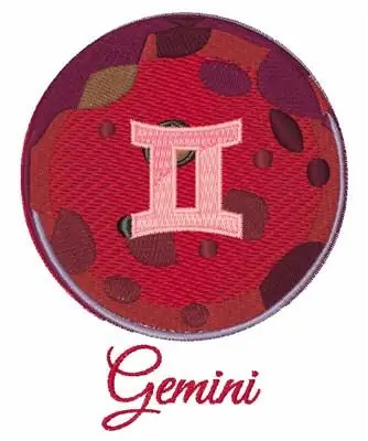 Grab Now Gemini Embroidery Design