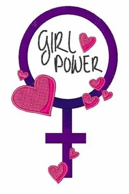 Save Now Girl Power Embroidery Design