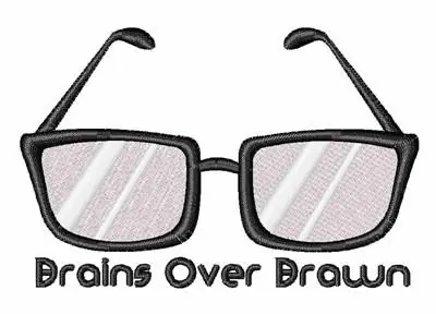 Limited Edition Brains O Brawn Embroidery Design