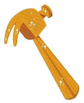 Clearance Golden Hammer Embroidery Design
