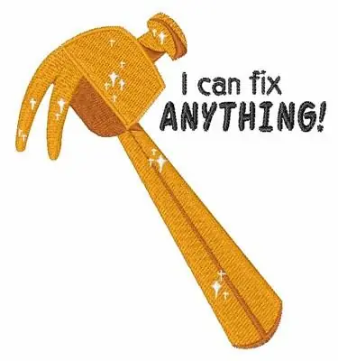Original Fix Anything Embroidery Design