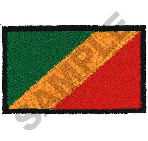Big Sale CONGO FLAG Embroidery Design