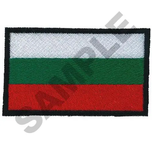 BULGARIA FLAG Embroidery Design Best Price
