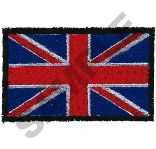 UNITED KINGDOM GREAT BRITAIN FLAG Embroidery Design Crafted
