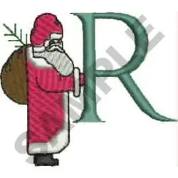 Exclusive Offer SANTA R Embroidery Design