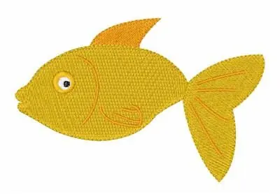 Limited Offer Yellow Fish Embroidery Design