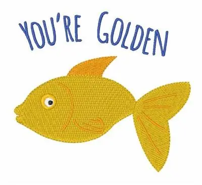 Youre Golden Embroidery Design Weekend Sale