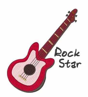 Wholesale Rock Star Embroidery Design