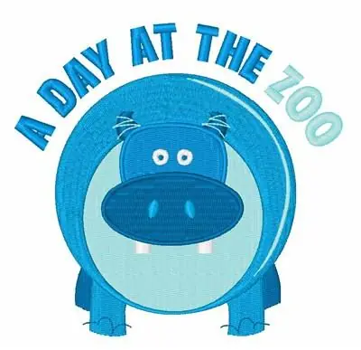 Flash Sale Day at the Zoo Embroidery Design