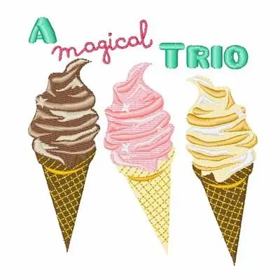 Special Offer Magical Trio Embroidery Design