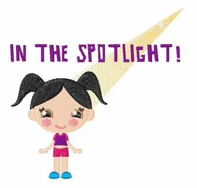 Factory Price The Spotlight Embroidery Design