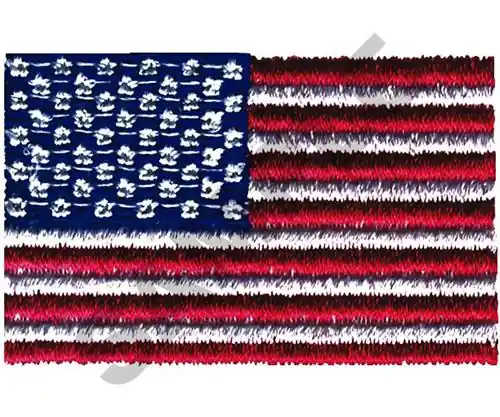 Trusted Brand UNITED STATES FLAG Embroidery Design