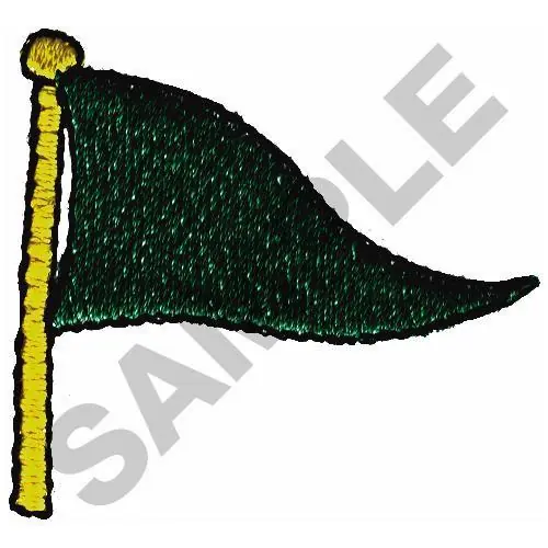 PENNANT FLAG Embroidery Design Top Rated