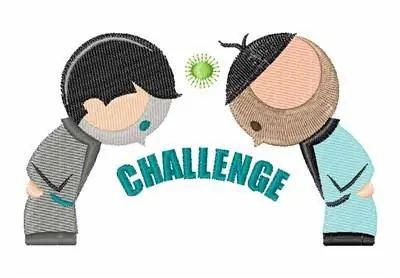 Shop Now Challenge Embroidery Design