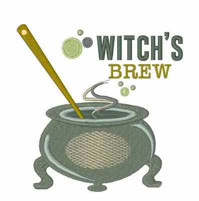 Witches Brew Embroidery Design Free Returns