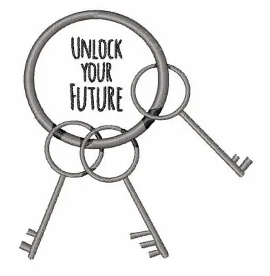 Unlock Your Future Embroidery Design Warranty Included