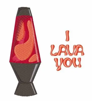 I Lava You Embroidery Design Bulk Order