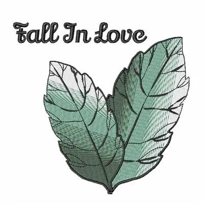One Day Deal Fall in Love Embroidery Design