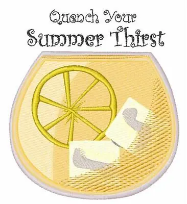 Summer Thirst Embroidery Design Exclusive