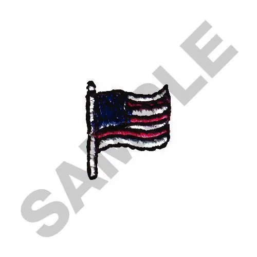 US FLAG - SMALL Embroidery Design One Day Deal