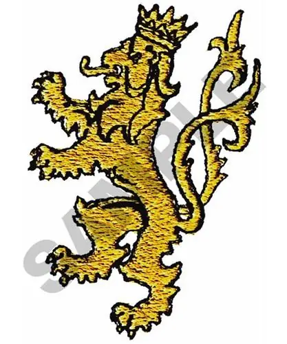 Special Discount RAMPANT LION 593 Embroidery Design