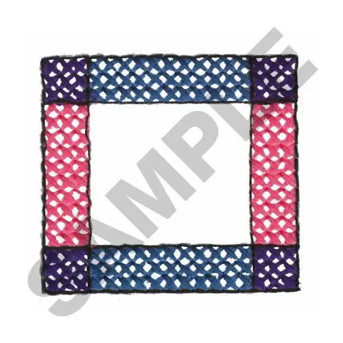 Time-Limited CROSS STITCH BORDER Embroidery Design