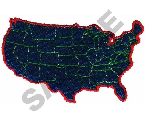 48 STATES Embroidery Design Free Returns