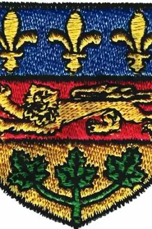 Authentic QUEBEC SHIELD Embroidery Design