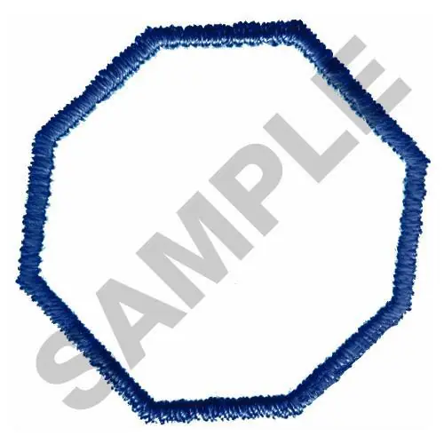 Mega Sale OCTAGON BORDER 633 Embroidery Design