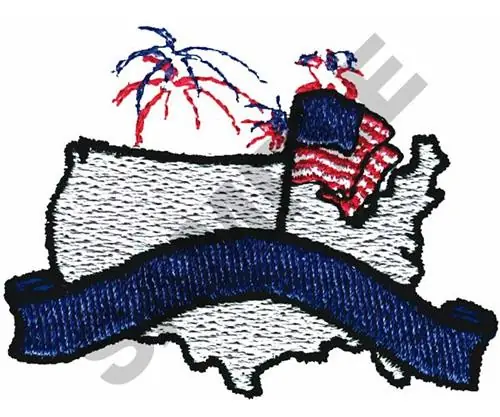 PATRIOTIC AMERICA Embroidery Design Sale