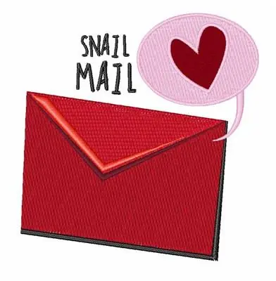 Get Yours Snail Mail Embroidery Design