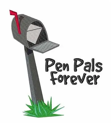 Top Rated Pen Pals Forever Embroidery Design