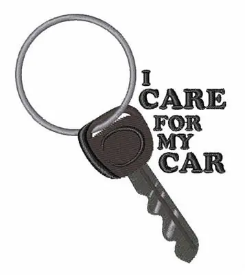 Final Sale Care for My Car Embroidery Design